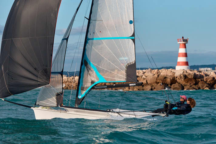   I nuovi arrivati del 49erFX migliorano sempre di più dopo l'intenso allenamento invernale