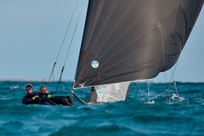   Nadine Böhm and Lena Weißkichel in the 49erFX