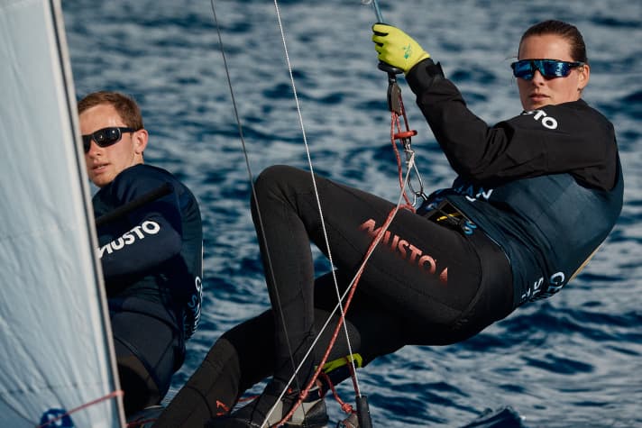   Daniel Göttlich and Anna Markfort are relying on the combination of helmsman and foresailor for their Olympic campaign