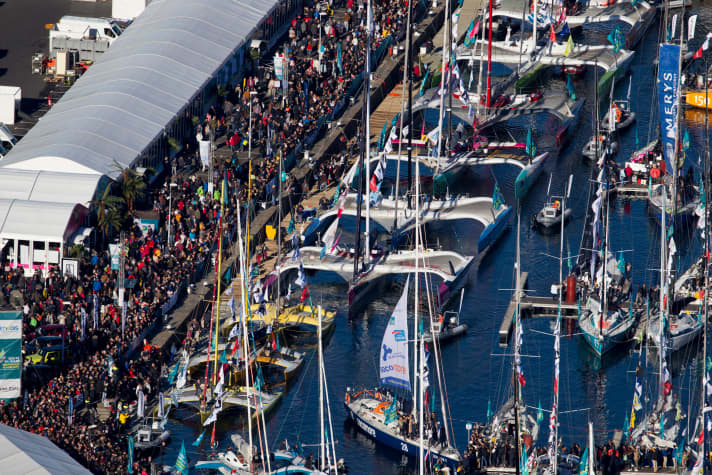   Volles Haus zur Route du Rhum im Jahr 2018