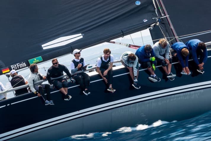   Die Club Swan 42 "Dralion" von Pit Finis segelte in ihrer Klasse als Dritte aufs Podium