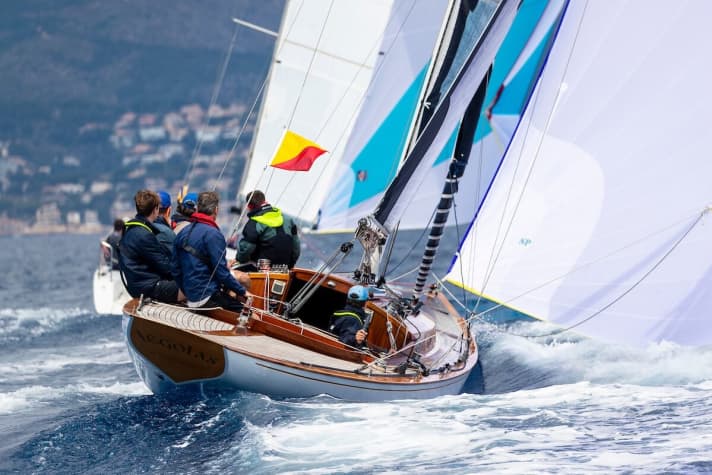  Les yachts de tradition avaient leur propre classe lors de la polyvalente 18e édition de Palmavela