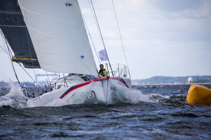   La Class 40 "Red" avec Mathias Müller von Blumencron et Martin Buck