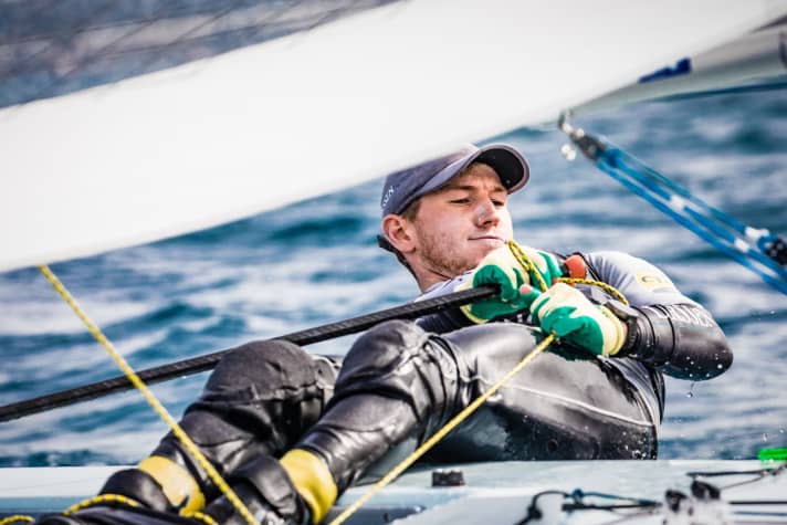   Ancora in lotta per il suo posto nella squadra nazionale di vela: Nik Aaron Willim