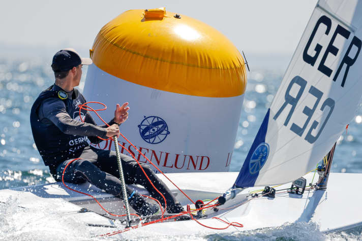   Ole Schweckendiek dominated the competition in Ilca 6