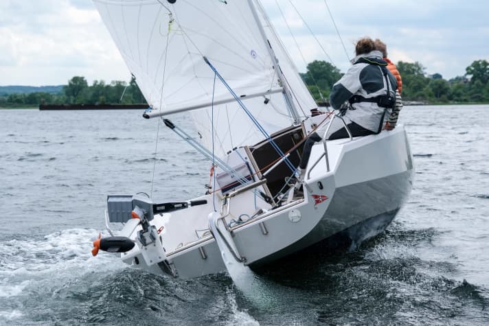   The XP 19 in gusty conditions