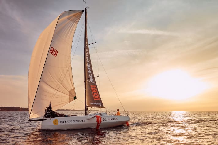   Arbeitet für goldene Zeiten im Offshore-Segeln: Susann Beucke mit ihrer Kampagne "This race is female"