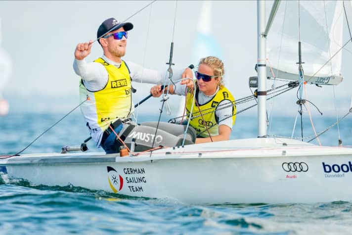   Nord-Süd-Duo im 470er-Mixed: Luise Wanser und Philipp Autenrieth