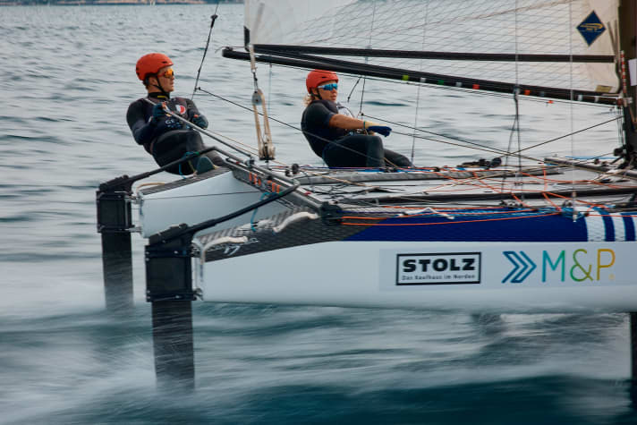   Paul Kohlhoff und Alica Stuhlemmer im Nacra 17