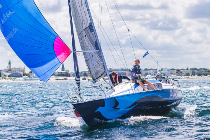   Le Hiddensee "Blue Bird" de Clemens Thamm a remporté la classique Rund Bornholm