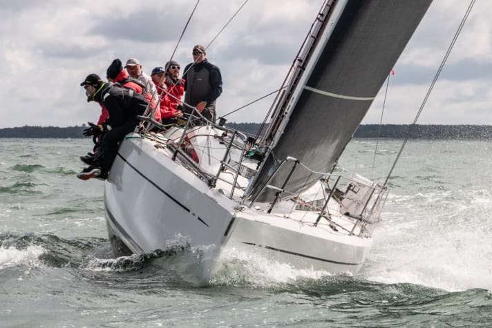   Jürgen Klinghardt's "Patent 4" won the IDM Seesegeln off Warnemünde, where the big ORC yachts were particularly absent