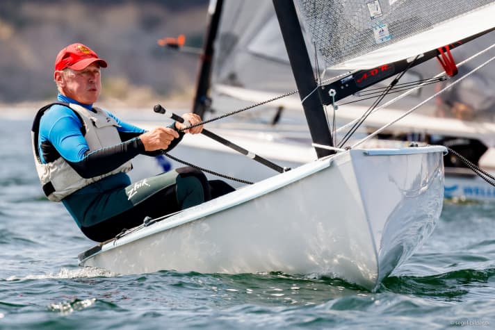   Still very successful today: Thomas Schmidt was the 2019 Finn Ü60 World Champion and will be defending his title at the IDM during the Travemünde Week