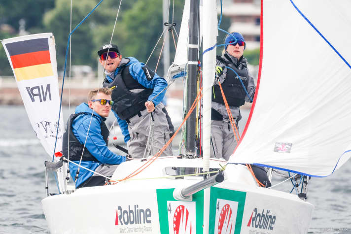   Das Team um David Chapman hatte in der vergangenen Woche die Sailing Champions League erstmals für den Norddeutschen Regatta Verein gewonnen