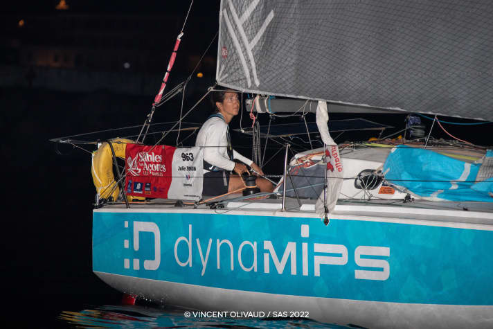   Julie Simon, seconda classificata, ha raggiunto Horta