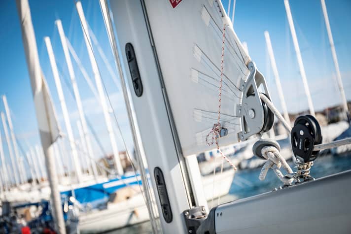 Les grands-voiles à enrouleur sont toujours prêtes à être déployées