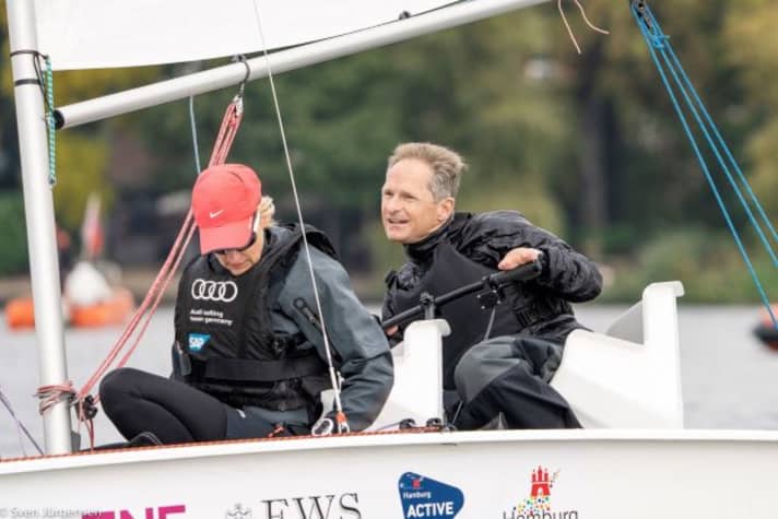 Un instantané du Mondial de l'inclusion 2021 avec le barreur Jens Kroker