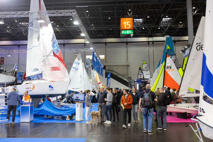 Various small cruisers and dinghies were also on display