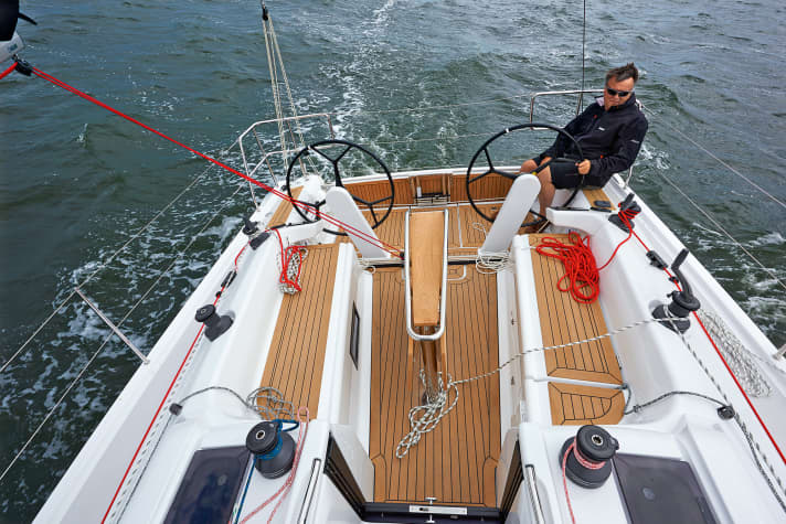 Der Platz hinter den optionalen Rädern reicht gerade so aus