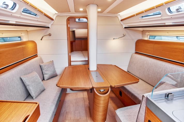 The interior has been made brighter and friendlier with new materials and more windows.