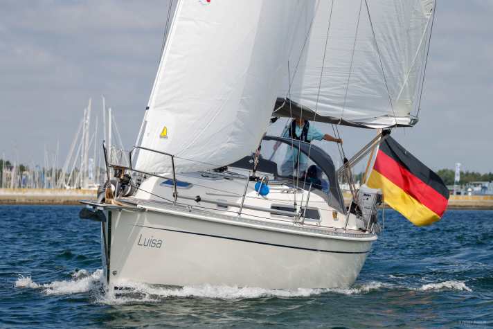 Taster sailing at the "Days of Sailing" as part of the ancora Yachtsfestival 2024"