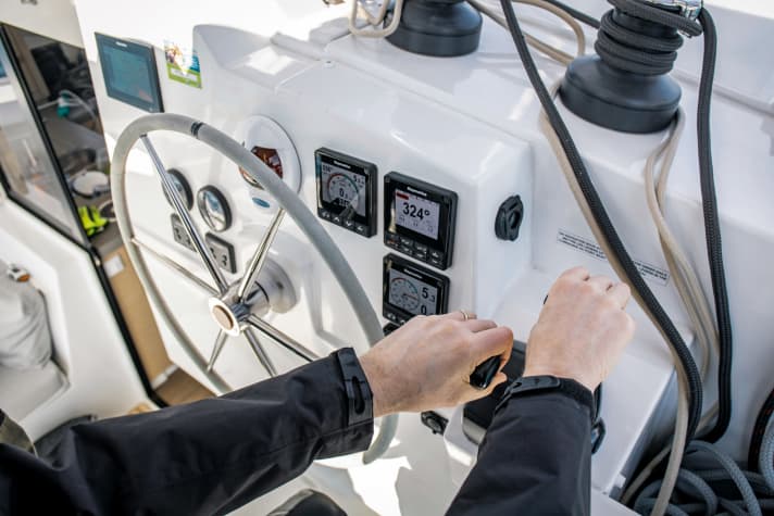 Motore del catamarano