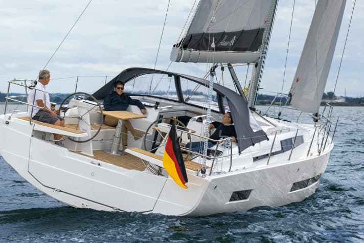 Test: Hanse 410, Berret-Racoupeau, Tourer, (Location: Greifswald, Date: 02.08.2023 and 03.08.2023, Editor: Michael Good)