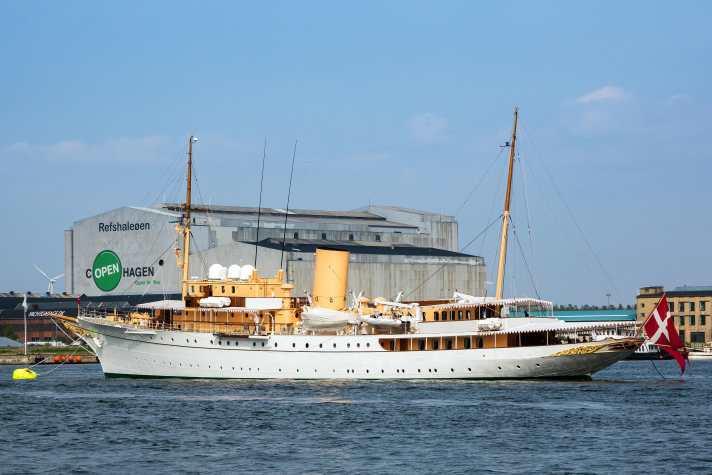 Die Königsyacht “Dannebrog”