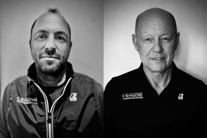 Le forze trainanti della campagna francese per l'America's Cup: Stéphane Kandler e Bruno Dubois