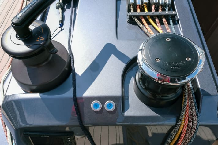 Sul tetto della cabina: prototipi di argani ad azionamento elettrico di Seldén.