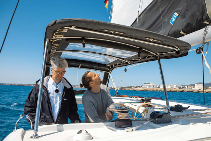 Voile de catamaran