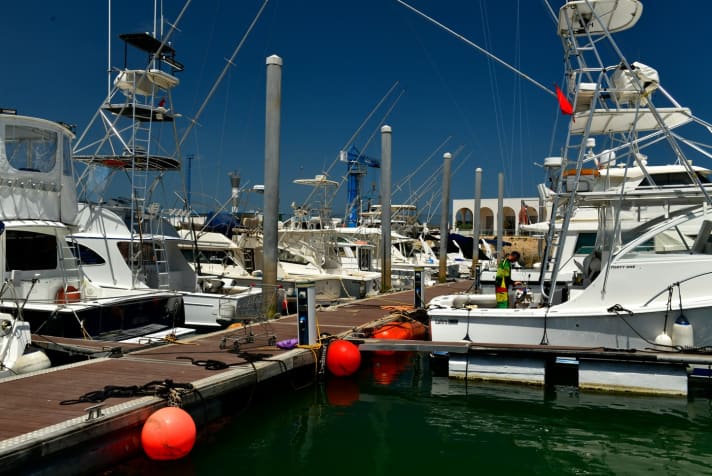 Steganlage des Yacht Club du Maroc in Mohammedia