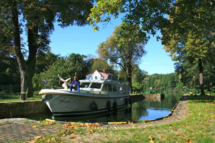   Finow Canal and Werbellin waters