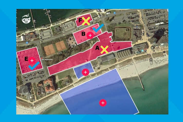 Sectors A and F are already sold out!