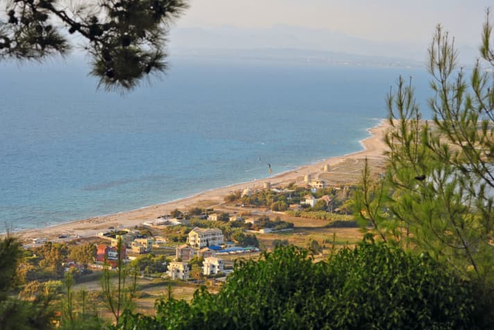View of Milos Beach