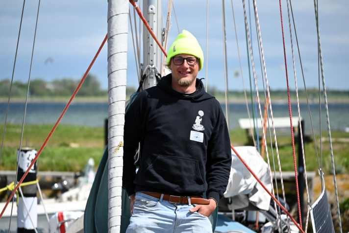 Für ihn geht es über Schottland auf die Reise um die Welt: Florian Krause aus Lübeck.