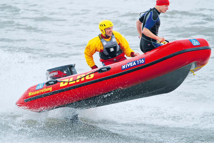 Rettungsschlauchboot der DLRG | RG