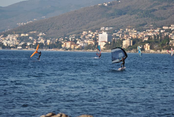 Preluk probably has the best wind speed in the northern Adriatic in midsummer