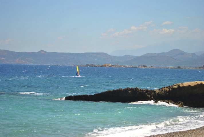 Kissamos ist einer der Spots an der Nordwestküste, die auch vom Meltemi belüftetet werden.
