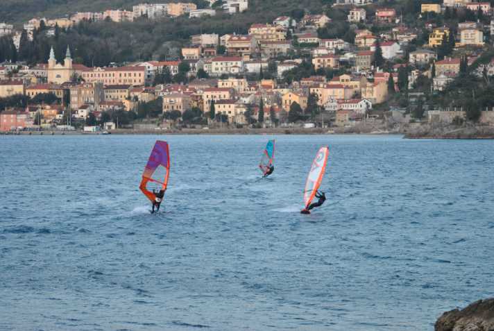 Morgendlicher Fallwind in Preluk