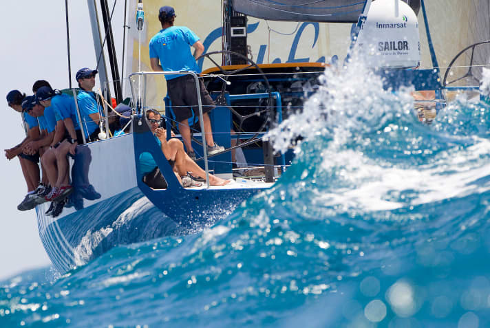   And another Juan K boat with an edge: the Spanish Telefonica