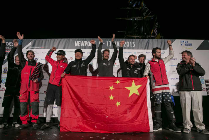   La squadra Dongfeng vittoriosa