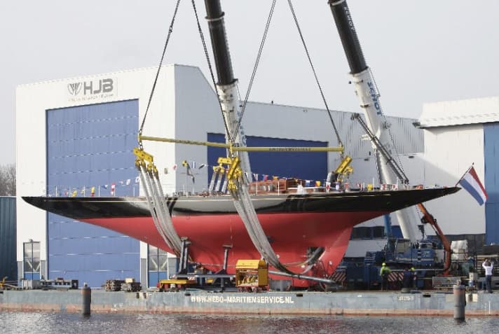   "Arcobaleno" nelle cinture prima del lancio