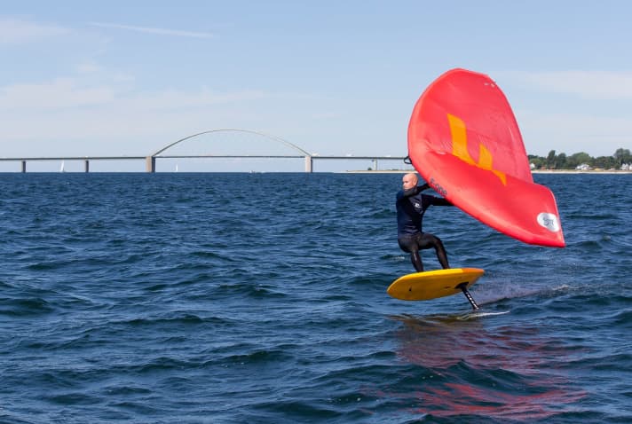 Wing surfing can look so relaxed and easy when the boss himself is into it.