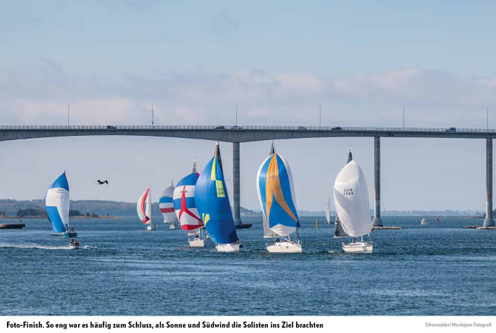   Typisch Silverrudder im Fünen-Revier…