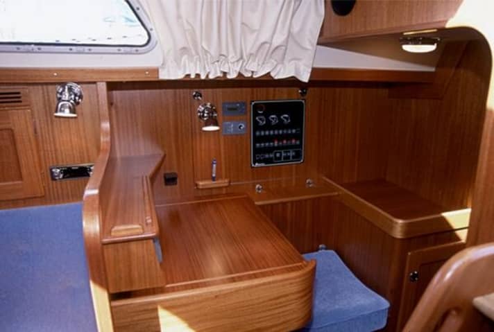   A new generation below deck too - more space, more storage space, better wood look in all areas