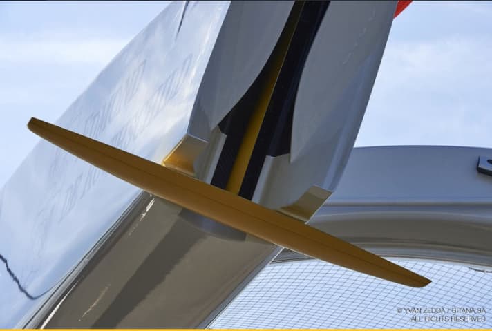   Large, recoverable T-foils on the floats should ensure a stable flight altitude