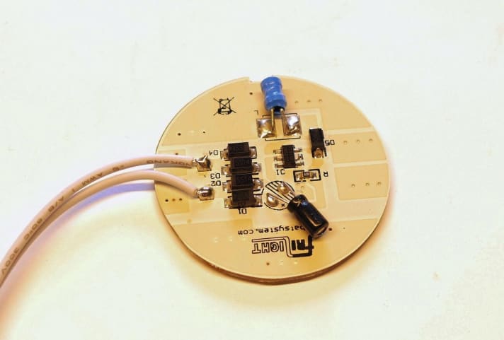   Small part, sometimes disruptive side effect: components of the voltage transformer