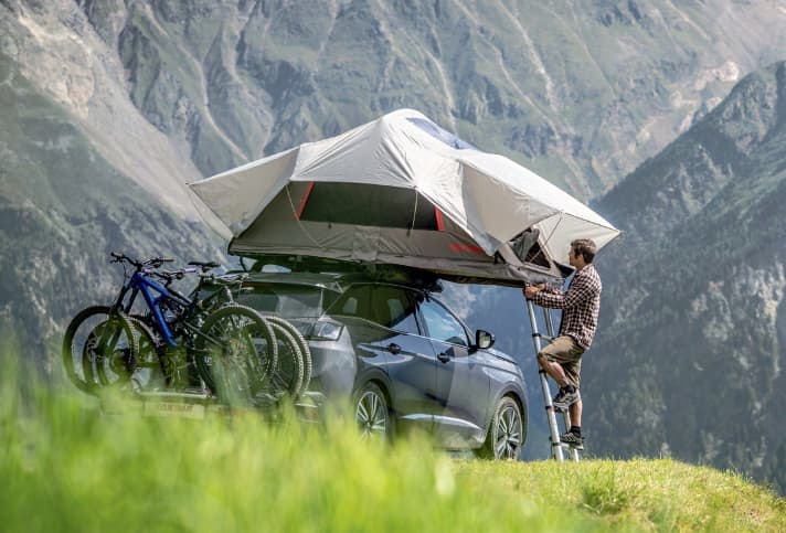 Rooftop tent - for that adventure feeling under the stars