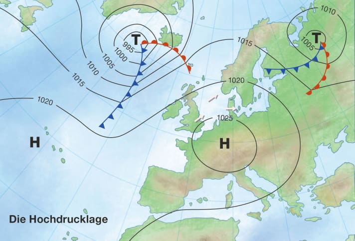 Wind-Special: Hochdrucklage