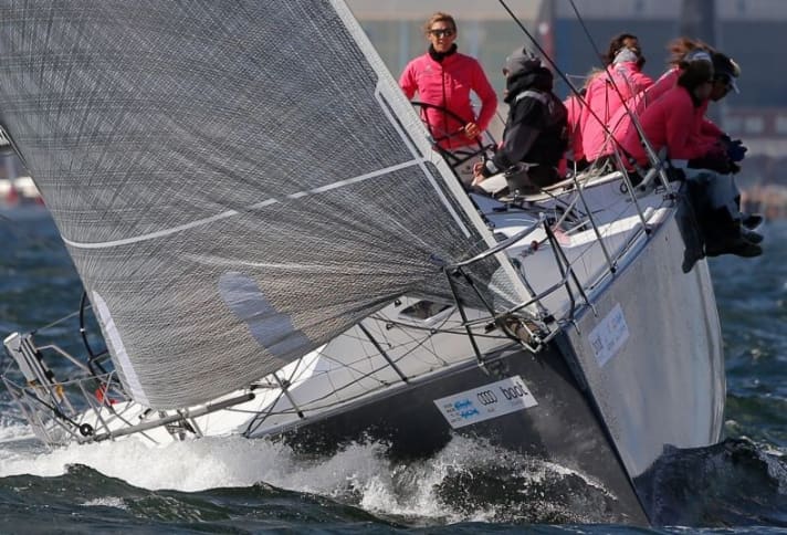   Une belle performance lors de la Kieler Woche : l'équipage de "Tutima" est bien équipé pour la Coupe du monde